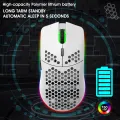 Wireless Gaming Mouse Mouse with Honeycomb Shell Side Buttons Wireless Mouse for PC/Tablet/Desktop/Office/Games. 
