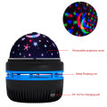 Mini LED Starry Sky Light Projection Night Light Bedside Bedroom Atmosphere Lamp Rotating Magic Ball Stage Light Projector Lamp. 