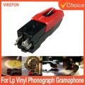 Turntable Universal Diamond Cartridge Stylus For Lp Vinyl Phonograph Gramophone Record Player Hi-Fi Needle Accessories. 