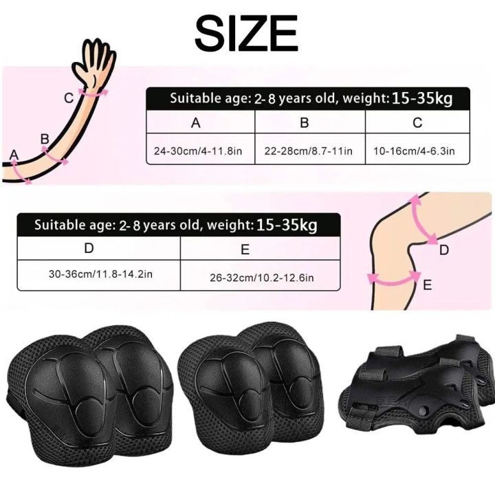Kids%20Protective%20Gear%20Knee%20Pads%20and%20Elbow%20Pads%203%20in%201%20with%20Wrist%20Guard%20for%20Rollerblading%20Skateboard%20Cycling%20Skating%20Bike%20Scooter%20-%20Image%202