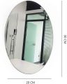 Arylic wall mirror - Oval, Square, Rectangle shapedf self adhesive wall mirror - flexible Non-Glass wall mirror self adhesive for bathroom, wall, dining room, beauty parlor room. easy to clean, flexible mirror, self adhesive, unbreakable.. 