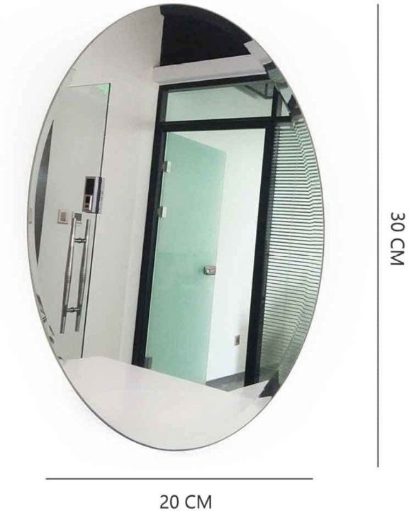Arylic wall mirror - Oval, Square, Rectangle shapedf self adhesive wall mirror - flexible Non-Glass wall mirror self adhesive for bathroom, wall, dining room, beauty parlor room. easy to clean, flexible mirror, self adhesive, unbreakable.
