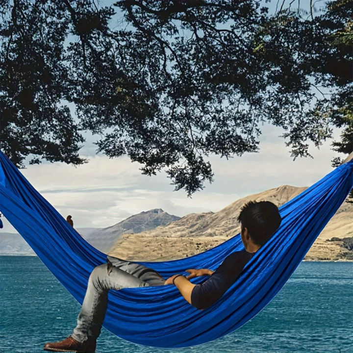 1Set%20Hammock%20with%20Straps%20and%20Storage%20Bag,%20Lightweight%20and%20Durable%20Textile%20Material%20Suitable%20for%20Beach%20Picnics%20and%20Hiking%20Trips%20-%20Image%202