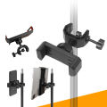 Universal Microphone Stand Mount Holder Adjustable For Cellphone And Tablet Clip Phone Bracket 360° Rotation Musical Instrument. 