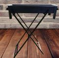 BBQ Grill And Stand - 16 Gauge Iron - Barbeque Angethi - BBQ Angeethi And Stand. 