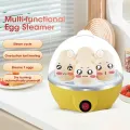 Electric Egg Boiler 7 Eggs Steamer Multifunctional Cooker with Auto Shut Off for Omelet Soft Medium and Hard Boiled Eggs. 