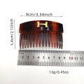 Solid Color Frosted Hair Comb Plastic Teeth Inserted Comb Fixed Combs Invisible Extra Hair Holder Fixed Combs. 