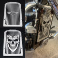 For KAWASAKI Vulcan 900 VN900 Classic LT Custom 2006-2019 Motorcycle Parts Steel Radiator Cover Bezel Grille Guard Protector.