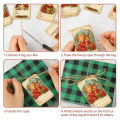 50pcs Vintage Christmas Gift Tags With Hemp Rope-Merry Christmas To-From Blank Hanging Tags,Rustic Decor For Gift Wrapping Label. 