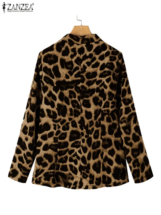 ZANZEA%20Leopard%20Print%20Lightweight%20Blazer%20for%20Women%20Autumn%20Notched%20Lapel%20Long%20Sleeve%20with%20Shoulder%20Pad%20Woman%20Commute%20Outerwear%20-%20Image%203
