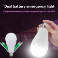 LED TYPE-C Rechargeable Light Bulb E27 20W 85-265V Emergency Bulb Hanging Camping Lamp For Tent Home Power Failure Porch. 