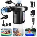 Mini Inflatable Pump Electric Air Cushion Camping Pump Portable Rapid Filling Mattress Swimming Pool Air Filling Blower Injector. 