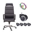 2"(5 pes Swivel 1set)chair Wheel(Bolt-10mm) universal plastic pu super Quality All types of office computer chairs and boss chairs wheels heavy quality Will 360°Degree rotate.5 pes Weight Capacity -250kg.