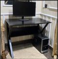 ARTSOLE 48-Inch Heavy Duty Computer Desk | Gaming & Office Table | Waterproof Wooden Top | Metal Frame with Bookshelf | Study & Workstation Table. 