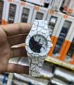 New Arabic Aura Watch With Black & White Zebra & marbel Design unique black & white dial 100% premium fiber quality light weight & easy to wear. 