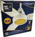 PAK Fans Ceiling Fan - AC DC Floral Model 56'' 50 Watts - Copper Winding - Dark Wood Inverter fan. 