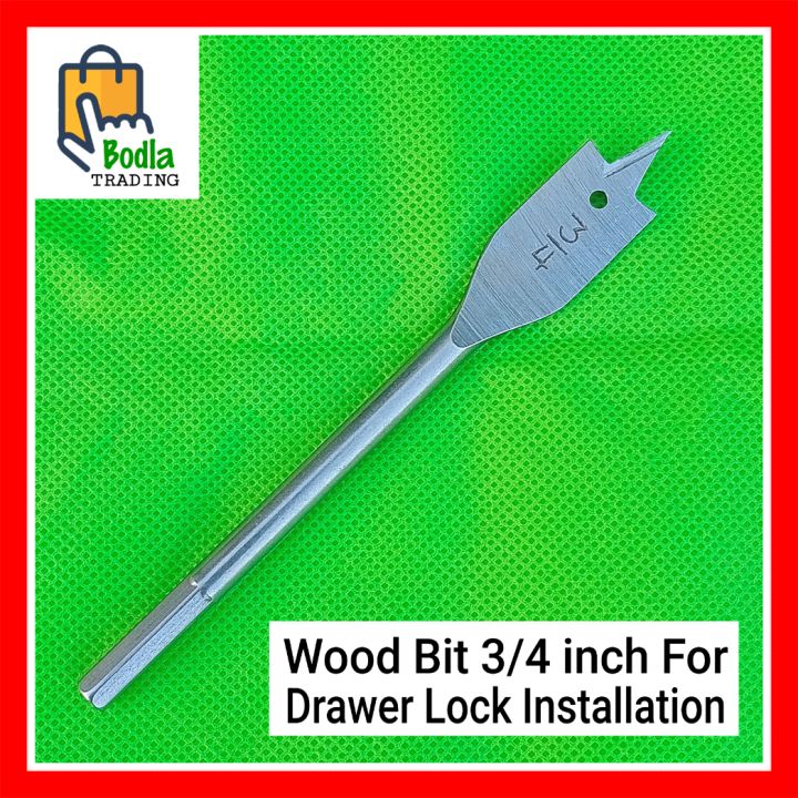 Drawer Lock Bit Rode Drawer Lock Wood Bit, Hole Saw Lock Installation Drill Bit 3/4 inch ...