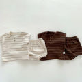 Summer Baby Girls Clothes Set Stripe Boys Infant Clothing Set Top PP Shorts Suit 2PCS Outfits Toddler Baby's Leisure Sports Set. 