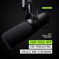 Shure SM7B Vocal Dynamic Microphone – XLR Studio Mic for Podcasting, Recording, Broadcasting, Streaming & Gaming – Smooth, Warm Sound, Rugged Build, Detachable Windscreen, Wide Frequency Range, Black  [Openbox.Slightly Used Condition]. 