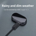 Solar powered car warning flashing light interior wiring free modification universal simulation anti-theft LED decorative light.