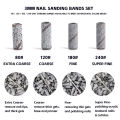 3mm Nail Sanding Bands-80/120/180/240 Grit Mini Nail Drill Bit Electric Nail File Accessory Polishing Manicure Tool 50/100pcs. 