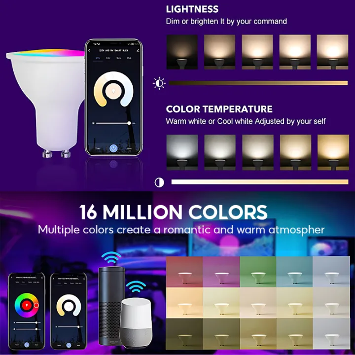 Tuya%20ZigBee/WiFi%20GU10%20Smart%20LED%20Bulb%20RGB+C+W%20White%20Dimmable%20Lamp%20Smart%20Life%20App%20Control%20Voice%20Alexa%20%20For%20Home%20Wall%20Hot%20New%20-%20Image%204