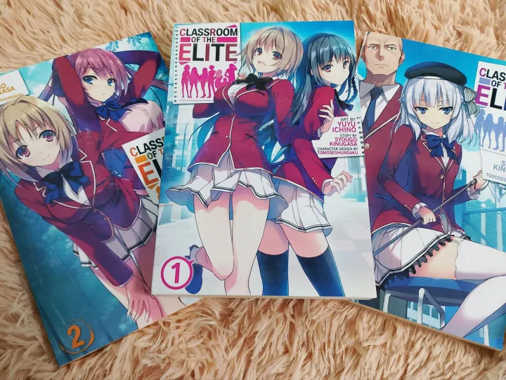 Classroom of the Elite Light Novel Year one volume 1,2,3 combo