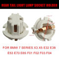 Car Rear Tail Light Lamp Bulb Socket Holder Parts 63216943036 For BMW 7 Series X3 X5 E53 E38 E65 E70 E83 F25 2000-2016.