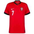 Ronaldo 7 shirt Portugal home kit, Football kits Portugal Euro shirt, Ronaldo 7 kit, Portugal football shirt. 