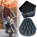 Motorcycle Driver Seat Cushion Comfortable Motorcycle Passenger Seat Cushion Seat Pad Shock Absorption Breathable for Long Rides.