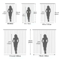 3D Pebble Design Shower Curtain Waterproof PEVA Thick Semi-Transparent Bathroom Partition Door Curtain for Shower Room. 