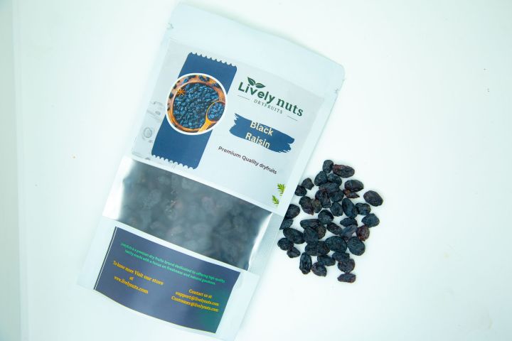 Kismis Livelynuts Fresh Black Raisin 1 kg