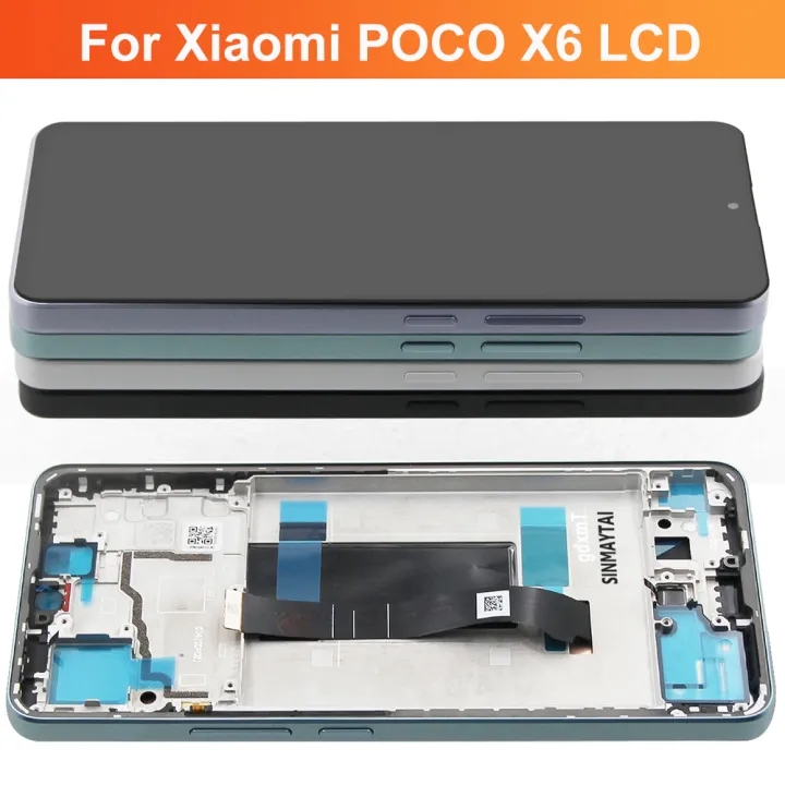6.67"%20POCO%20X6%20Display%20Screen%20Replacement%20for%20Xiaomi%20Poco%20X6%2023122PCD1G%2023122PCD1I%20Lcd%20Display%20Digital%20Touch%20Screen%20with%20Frame%20-%20Image%205