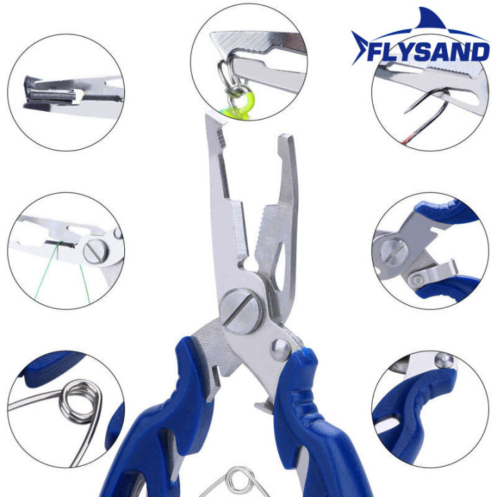 FLYSAND%20Fishing%20Plier%20Scissor%20Line%20Cutter%20Hook%20Remover%20Split%20Ring%20Opener%20Cutting%20Tongs%20Multifunction%20Scissors%20Fishing%20Accessorie%20-%20Image%207