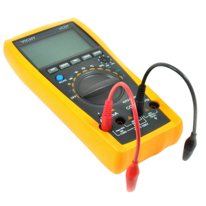 Multi Meter Test Lead & Alligator Crocodile Clip For Fluke Vichy meter ...