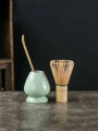 3pcs Matcha Set, Bamboo Whisk, Including Teaspoon, Ceramic Bowl, Traditional Tea Set, Home Tea Brewing Tools, Tea Set, Birthday.