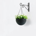 Iron Garden Wall Hanging Stand For Flower Pots Plant Bracket Hook Shelf Holder Hanging Light Stand. 