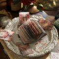 100pcs/set Retro Dual-material Material Book Lost Relics Series Scrapbook Paper Handbook DIY Primer Decoration. 