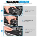 Portable PU Shoulder Bag for  OM 7 Pro/OM8 Gimbal Stabilizer Travel Case for  Osmo Mobile 8/7/7P Accessories. 