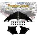 Front Fender Splash Guards Mud Flaps Leather Liners for Toyota Land Cruiser Prado 2003-2017 and 4 Runner 2003-2017.