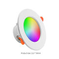 for Tuya Smart Bluetooth Downlight 10W LED RGBCW Dimmable Recessed Ceiling Lamp App Group Control Spotlight for Party Atmosphere. 