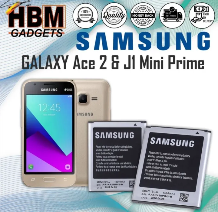 Samsung%20Galaxy%20Ace%202%20/%20J1%20Mini%20Prime%20Battery%20Model:EB425161LU%20(1500mAh)%20-%20Image%202