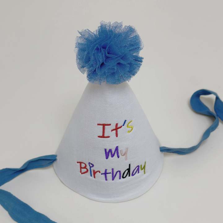 Kids%20Birthday%20Party%20Hat%20-%20Safe%20Soft%20Photo%20Prop%20Cap%20for%20Xmas%20Baby%20Shower,%20Adjustable%20Toddler%20Headband%20-%20Image%208