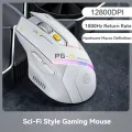 Inphic Pg1 Wired Mouse Gaming Mouse RGB Light Emitting   Macro Programming 12800DPI  6 Keys Computer Mouse For Office Home. 