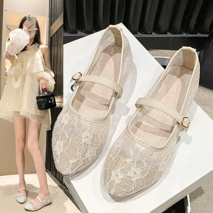 2024%20New%20Women%20Flats%20Shoes%20Summer%20Ballet%20Flats%20Fashion%20Bow%20Women%20Shoes%20Slip%20on%20Sweet%20Hollow%20Flat%20Shoes%20Female%20Zapatos%20De%20Mujer%20-%20Image%203