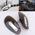 Motorcycle 1Pair Smoke Clear Handle Bar Hand Guard Cold Protector Wind Deflector Shield For Honda/Yamaha/Suzuki.