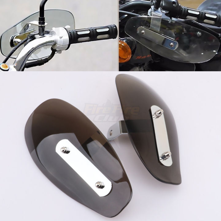 Motorcycle%201Pair%20Smoke%20Clear%20Handle%20Bar%20Hand%20Guard%20Cold%20Protector%20Wind%20Deflector%20Shield%20For%20Honda/Yamaha/Suzuki%20-%20Image%203