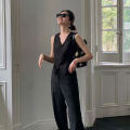 Loose hip hop vest fashion all-match vest Korean fashion dress. 