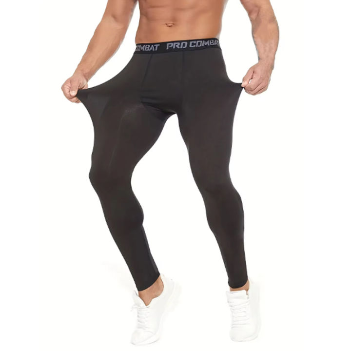 High-Performance Compression Leggings for Men Fitness Workouts Tights for Enhanced Fitness Performance and Running Comfort