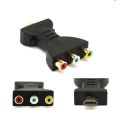HD HDMI to AV Adapter Cable 3RCA Lotus Head Red White Yellow/Red Green Blue Converter HDMI to Audio Video. 